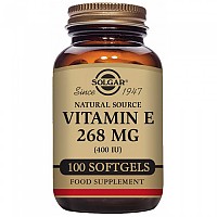 [해외]SOLGAR Vit E 400Iu 268mg Mixed 100 Units 12138036419 Brown