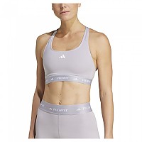 [해외]아디다스 Techfit Medium 미디엄 임팩트 스포츠 브라 12141126617 Glory Grey