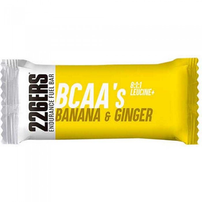 [해외]226ERS 인듀런스 Fuel BCAA´s 60g 24 단위 바나나 그리고 생강 에너지 바 상자 14138250000 Yellow