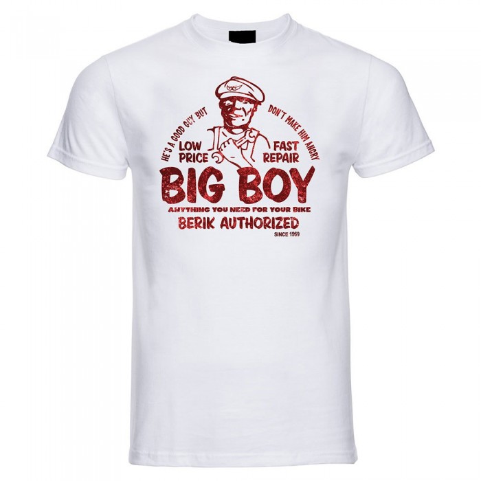 [해외]BERIK Big Boy 반팔 티셔츠 14141084045 White / Red Dgt. Print