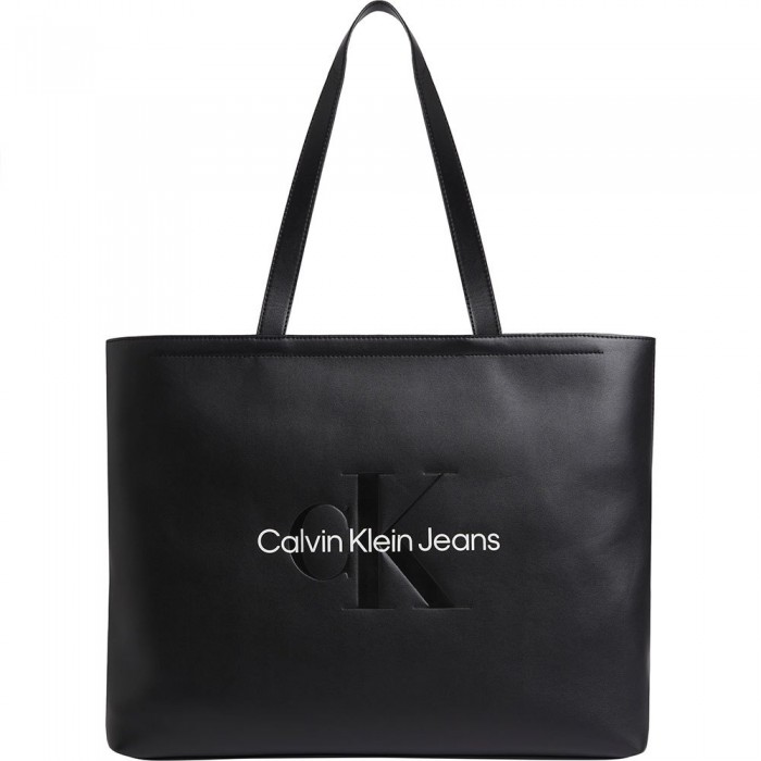 [해외]캘빈클라인 JEANS Sculpted Tote34 Mono 토트백 141052215 Black / Neutral