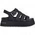 [해외]캘빈클라인 JEANS Platform Bule Rubber Mg Mtl 샌들 140908000 Triple Black