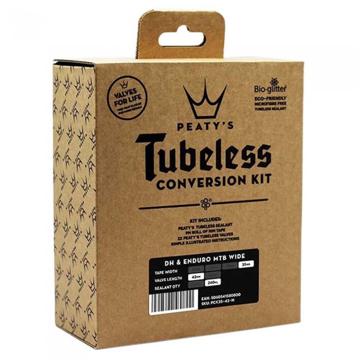 [해외]PEATY´S 변환 키트 DH 와이드 Tubeless 1137707506 Brown