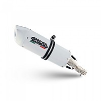 [해외]GPR EXHAUST SYSTEMS Albus EVO4 Fantic Motor XMF 125 2021-2023 E5 Oval 인증된 슬립온 머플러 9141251653 White glossy / White glossy