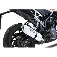 [해외]GPR EXHAUST SYSTEMS Albus EVO4 KTM Duke 125 2021-2023 E5 Oval 인증된 슬립온 머플러 9141251665 White glossy / White glossy