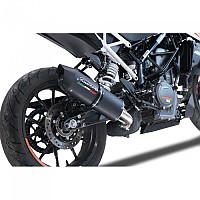 [해외]GPR EXHAUST SYSTEMS Furore EVO4 Nero KTM Duke 125 2021-2023 E5 Oval 인증된 슬립온 머플러 9141251769 Matte Black / Matte Black