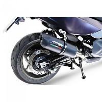 [해외]GPR EXHAUST SYSTEMS Furore EVO4 Nero Sym Maxsym TL 508 2021-2024 E5 Oval 인증된 슬립온 머플러 9141251779 Matte Black / Matte Black