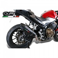 [해외]GPR EXHAUST SYSTEMS GP EVO4 Black Titanium Honda CB500 F 2021-2024 E5 Conical 인증된 슬립온 머플러 9141251862 Titanium Matte Black / Matte Black