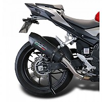 [해외]GPR EXHAUST SYSTEMS GP EVO4 Black Titanium Honda CB500 X 2019-2024 E5 Conical 인증된 슬립온 머플러 9141251864 Titanium Matte Black / Matte Black