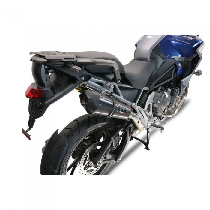 [해외]GPR EXHAUST SYSTEMS GP EVO4 Poppy Triumph Tiger 1200 GT/Rally 2022-2024 E5 Conical 인증된 슬립온 머플러 9141251891 Carbon look / Matte Black