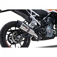 [해외]GPR EXHAUST SYSTEMS GP EVO4 Titanium KTM Duke 390 2021-2023 E5 Conical 인증된 슬립온 머플러 9141251907 Brushed Titanium / Matte Black