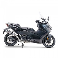 [해외]GPR EXHAUST SYSTEMS GP EVO4 Titanium Yamaha T-Max 560 2022-2024 E5 Conical 전체 배기 시스템 형식 승인 9141251918 Brushed Titanium / Matte Black