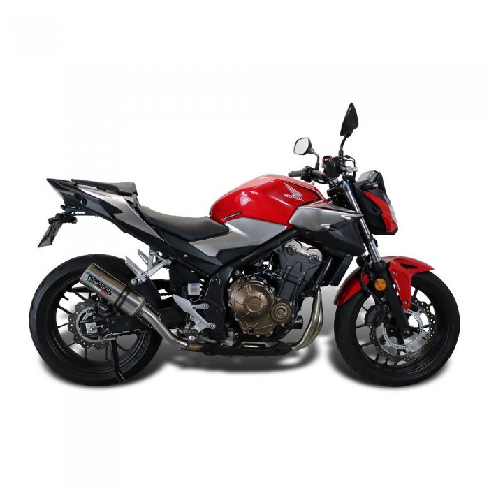 [해외]GPR EXHAUST SYSTEMS M3 Inox Honda CB400 F 2013-2015 라운드 인증된 슬립온 머플러 9141251994 Brushed Stainless steel / Brushed Stainless steel