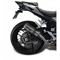 [해외]GPR EXHAUST SYSTEMS M3 Inox Honda CB500 X 2019-2024 E5 라운드 인증된 슬립온 머플러 9141252000 Brushed Stainless steel / Brushed Stainless steel