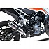 [해외]GPR EXHAUST SYSTEMS M3 Inox KTM Duke 390 2021-2023 E5 라운드 인증된 슬립온 머플러 9141252013 Brushed Stainless steel / Brushed Stainless steel