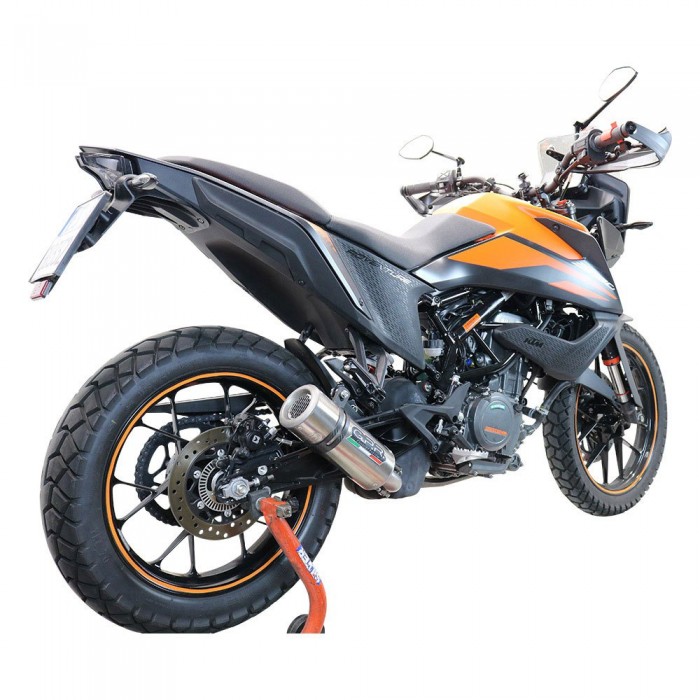 [해외]GPR EXHAUST SYSTEMS M3 Titanium 내추럴 KTM Adventure 250 2020-2022 E5 라운드 인증된 슬립온 머플러 9141252082 Brushed Titanium / Brushed Stainless steel