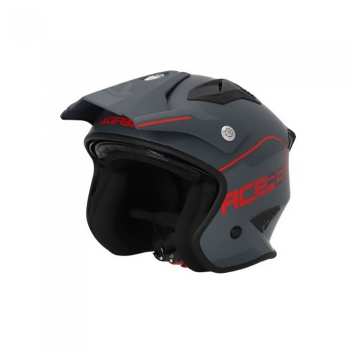 [해외]ACERBIS Aria 2206 오픈 페이스 헬멧 9140366522 Grey / Red