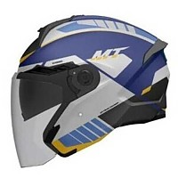 [해외]MT 헬멧s Cosmo SV Cruiser 오픈 페이스 헬멧 9140806103 Blue / Grey
