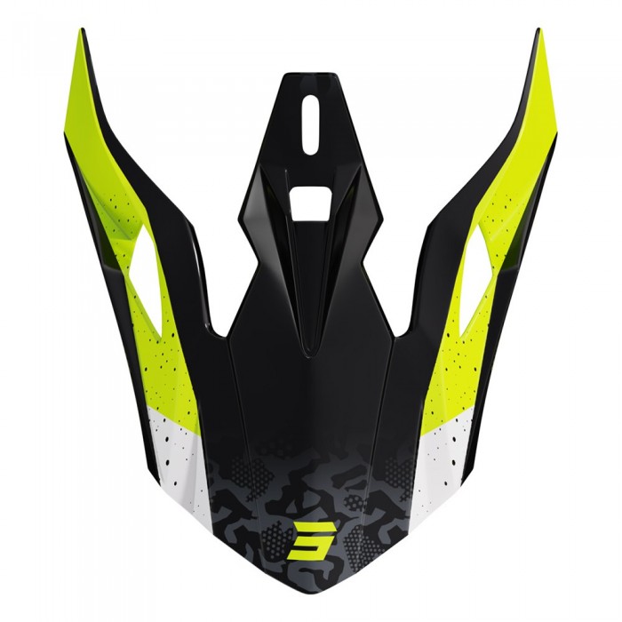 [해외]Shot Pulse Airfit 바이저 9141076619 Black / White / Neon Yellow