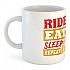 [해외]KRUSKIS Ride Eat Sleep Repeat 325ml 머그컵 9141155672 White
