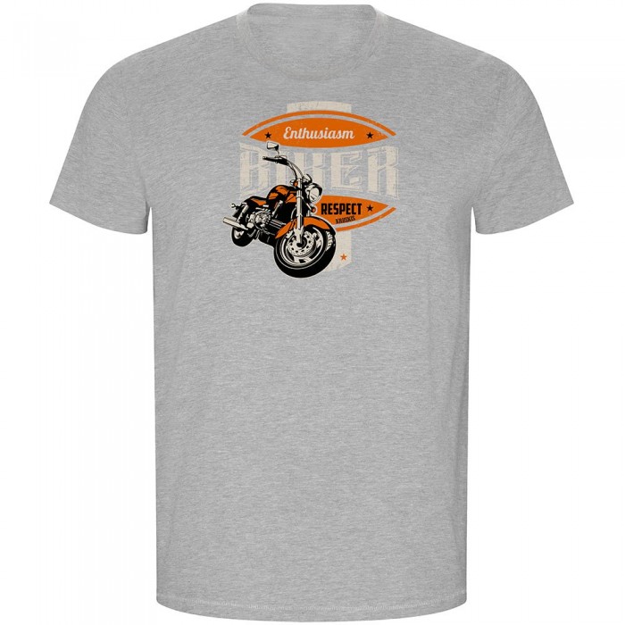 [해외]KRUSKIS Biker Enthusiasm ECO 반팔 티셔츠 9141047883 Heather Grey