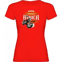 [해외]KRUSKIS Biker Enthusiasm 반팔 티셔츠 9141047898 Red