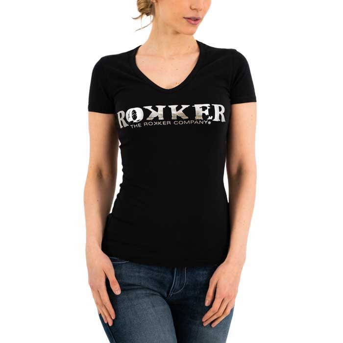 [해외]ROKKER 로고 4000 반팔 티셔츠 9140913161 Black