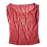 [해외]ROKKER Piston Roses 반팔 티셔츠 9140913230 Red