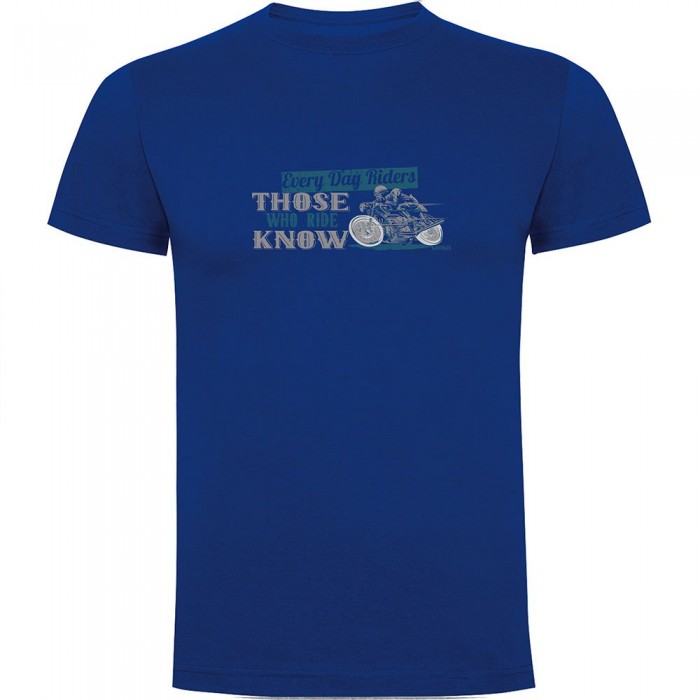 [해외]KRUSKIS Every Day Riders 반팔 티셔츠 9141047930 Royal Blue