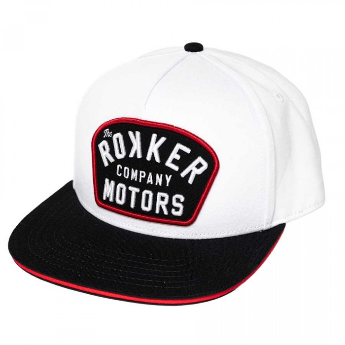 [해외]ROKKER Motors Patch 캡 9140913200 Black / White