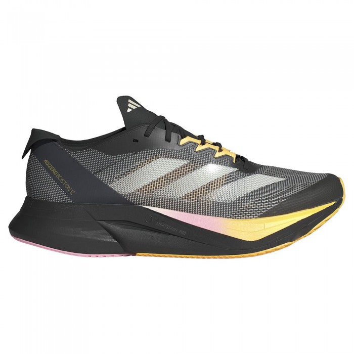 [해외]아디다스 Adizero Boston 12 러닝화 6141097164 Core Black / Zero Met / Spark