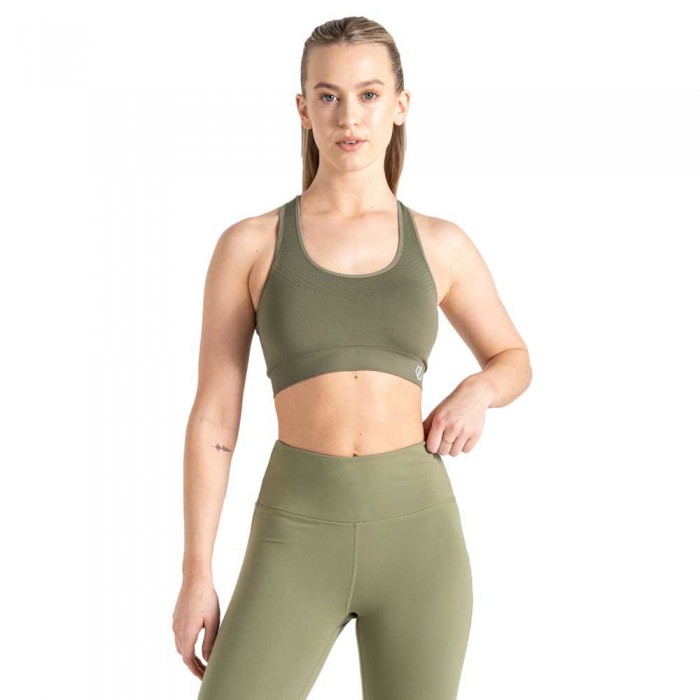 [해외]Dare2B Don´t Sweat It 스포츠 브라 6140780470 Olivine Green