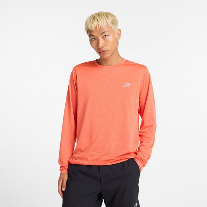 [해외]뉴발란스 Athletics 긴팔 티셔츠 6141042765 Neo Flame Heather