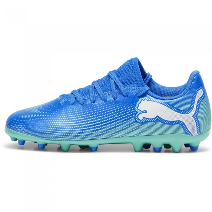 [해외]푸마 Future 7 Play MG Jr 축구화 3140935257 Hyperlink Blue / Mint / White