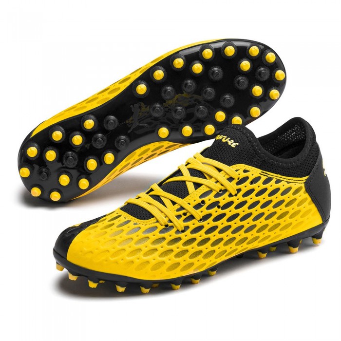 [해외]푸마 Future 5.4 MG 축구화 3137358522 Ultra Yellow / Puma Black