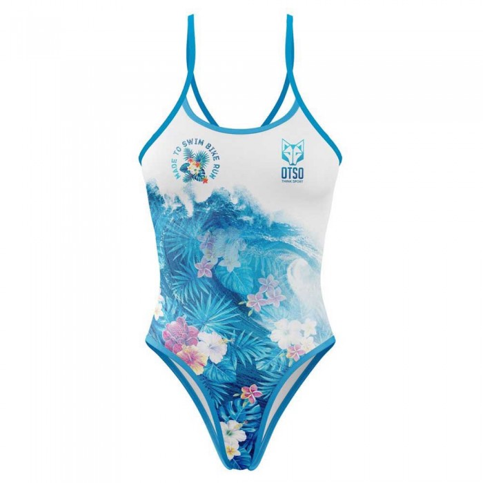 [해외]OTSO Swim Bike Run Wave 수영복 6141203014 White / Blue