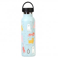 [해외]RUNBOTT Marta munte cats 600 ml 보온병 12141043515 Blue