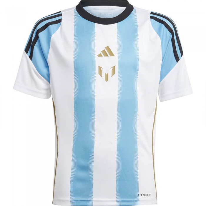 [해외]아디다스 Messi Training 반팔 티셔츠 15141047354 White / Semi Blue Burst