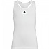 [해외]아디다스 Techfit 민소매 티셔츠 15141047466 White / Black