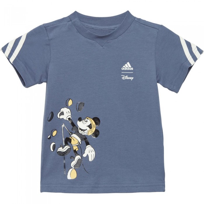 [해외]아디다스 Disney Mickey Mouse 반팔 티셔츠 15141050177 Preloved Ink / Off White / Semi Spark