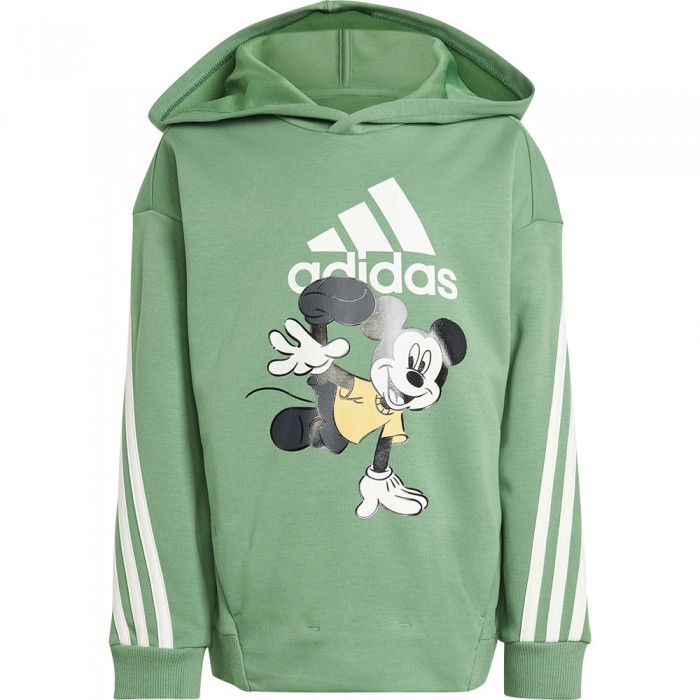 [해외]아디다스 Disney Mickey Mouse 후드티 15141081758 Preloved Green / Off White / Semi Spark