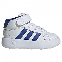 [해외]아디다스 Grand Court Mid 아기 신발 15141097368 Ftwr White / Team Royal Blue / Ice Yellow