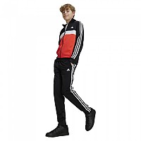 [해외]아디다스 Essentials 3 Stripes Tiberio 주니어 트레이닝복 15141129111 Black / Bright Red / White