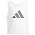 [해외]아디다스 Training 24 미니 민소매 티셔츠 15141129575 White