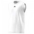 [해외]아디다스 Pro 주니어용 민소매 티셔츠 15141131743 White