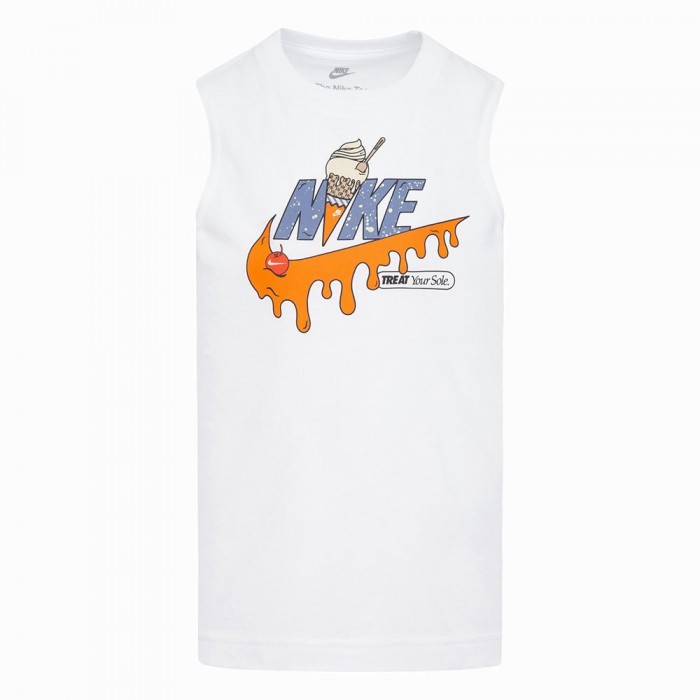 [해외]나이키 KIDS Futura Cone Graphic 민소매 티셔츠 15140365350 White