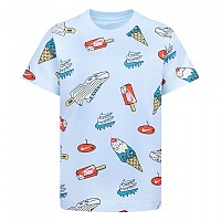 [해외]나이키 KIDS Sole Food Print Basic 반팔 티셔츠 15140365604 Glacier Blue