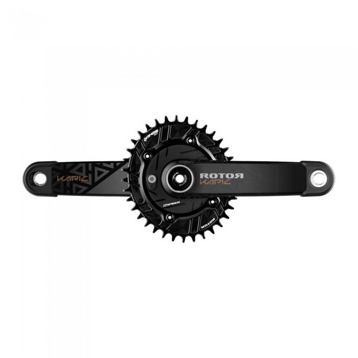 [해외]ROTOR Inspider Kapic Carbon CL55 Q34 파워미터가 장착된 크랭크 1140737022 Black