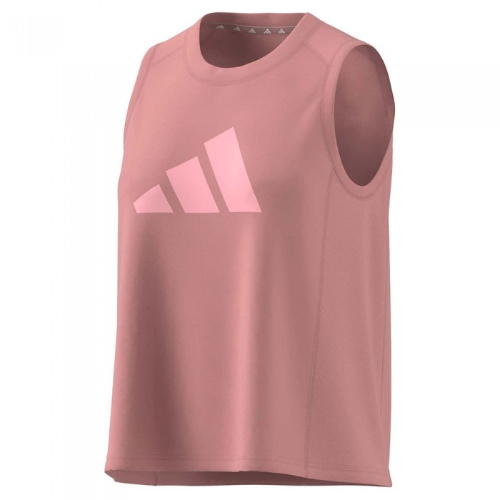 [해외]아디다스 Train Essentials Big 퍼포먼스 Logo tank 스포츠 탑 4141050760 Semi Pink Spark / Pink Spark