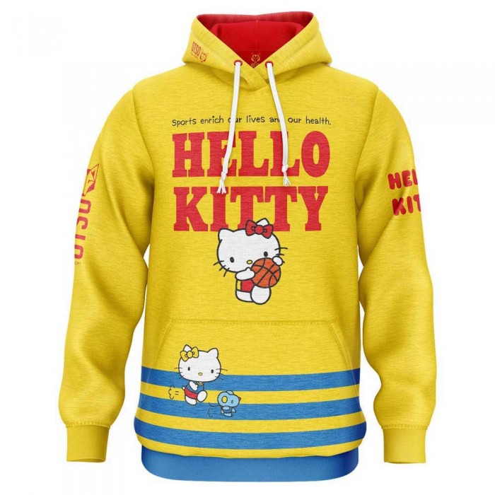 [해외]OTSO Hello Kitty Sports 후드티 6141202967 Yellow / Blue